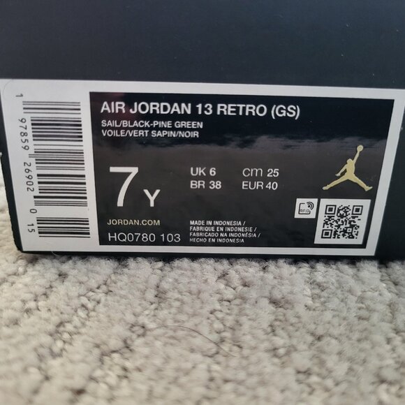 Youth Size 7Y Jordan 13 Retro Court of Legends (GS) HQ0780-103 - AUTHENTIC NEW! - Picture 3 of 9